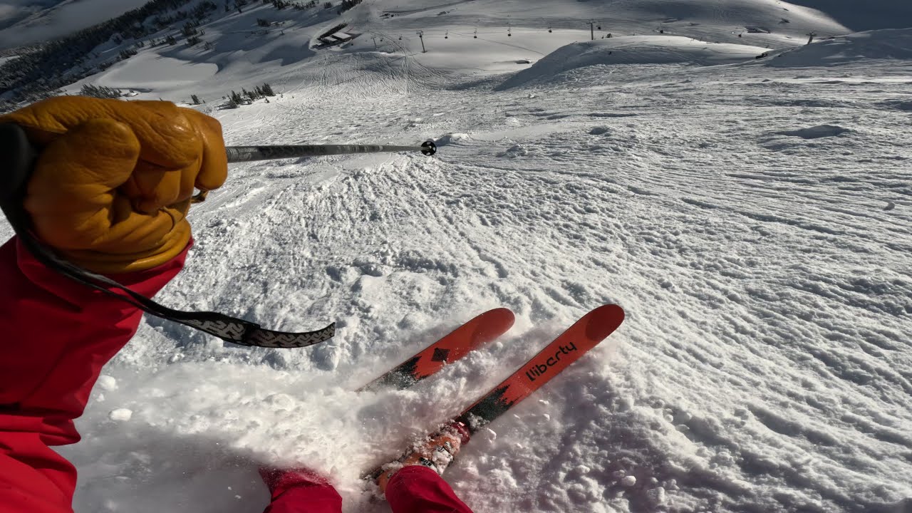 Skiing Whistler Bowl