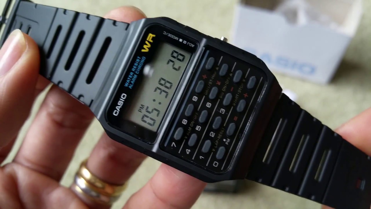 Unboxing New Casio Calculator Men's Wrist Watch CA53W Full HD 2017