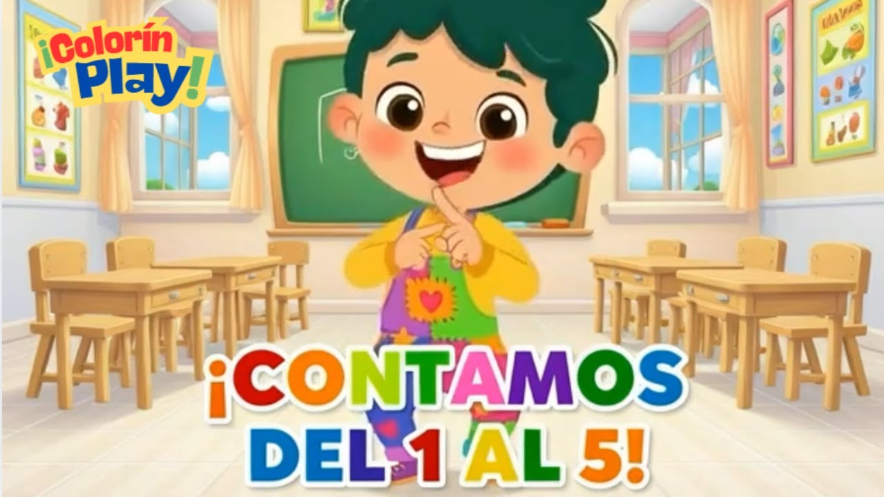 Contamos del 1 al 5 con Colorín 🎵🎶| Canción Infantil Educativa para Aprender Jugando | Colorín Play