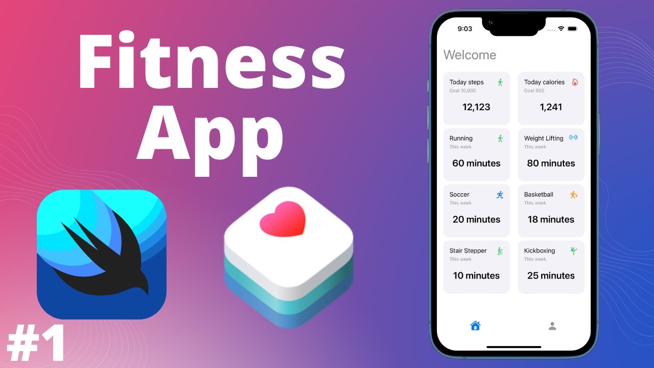Получение данных о шагах пользователя с помощью HealthKit | Фитнес-приложение SwiftUI №1