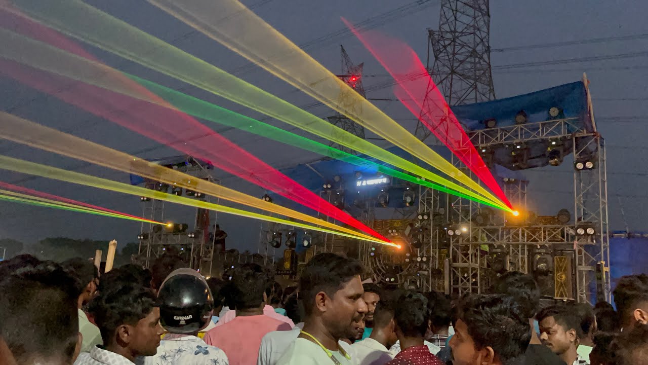 Dj SarZen खतरनाक Light Show  ⚡️| Narajole Aamdangra Medinipur Dj SarZen 👑