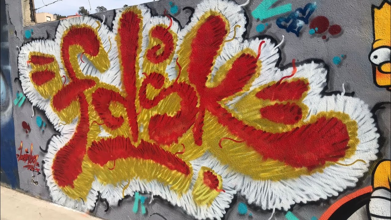 Graffiti Tijuana Mexico FDSK x BOMBER x SILEK estilo bordado