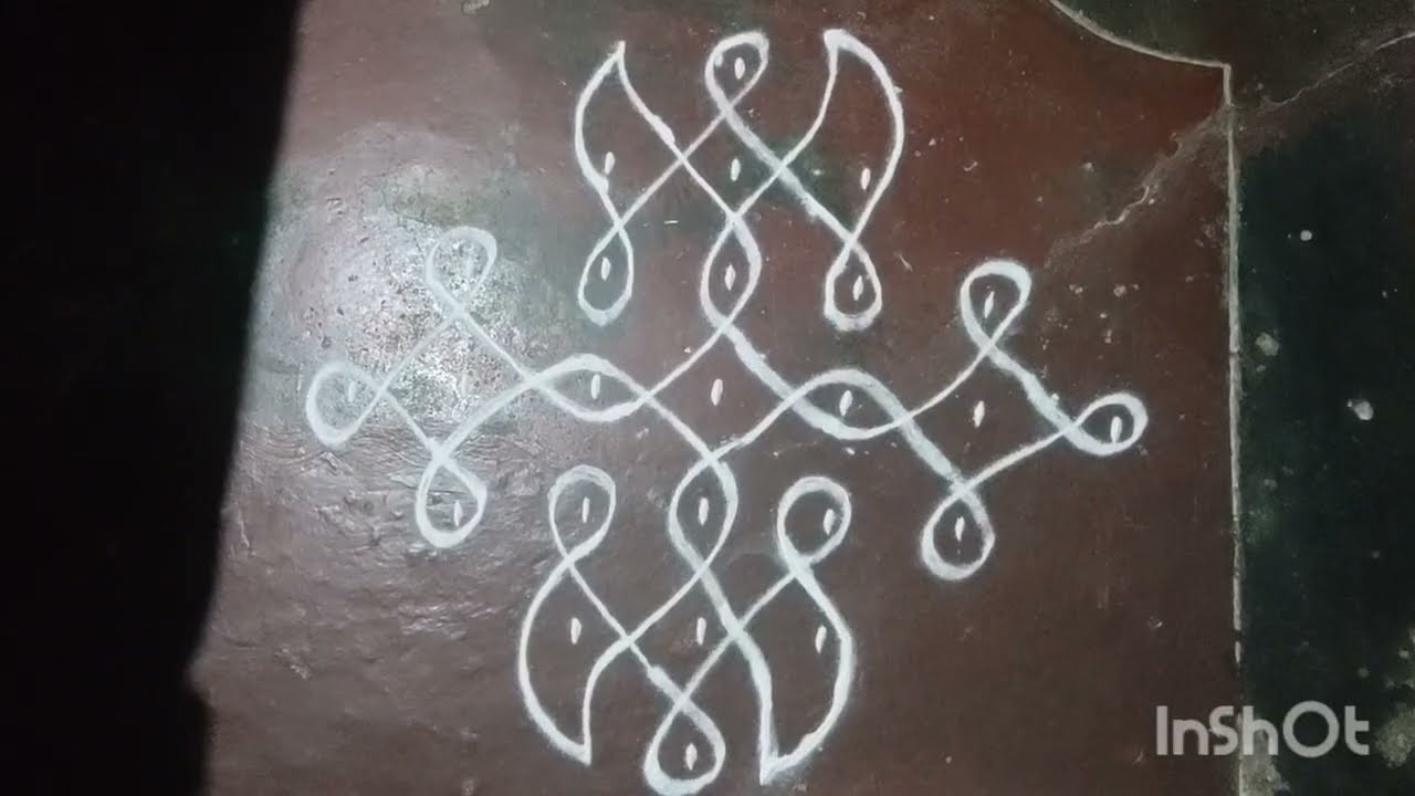 ಸಿಂಪಲ್ ರಂಗೋಲಿ  7×1  🌺🌺🌺🌺🌺🌺 simple rangoli 