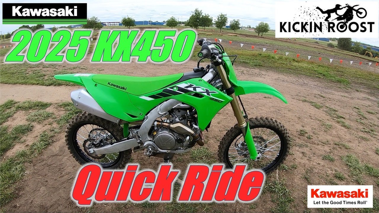 2025 Kawasaki KX450 Quick Ride at Kickin Roost MX