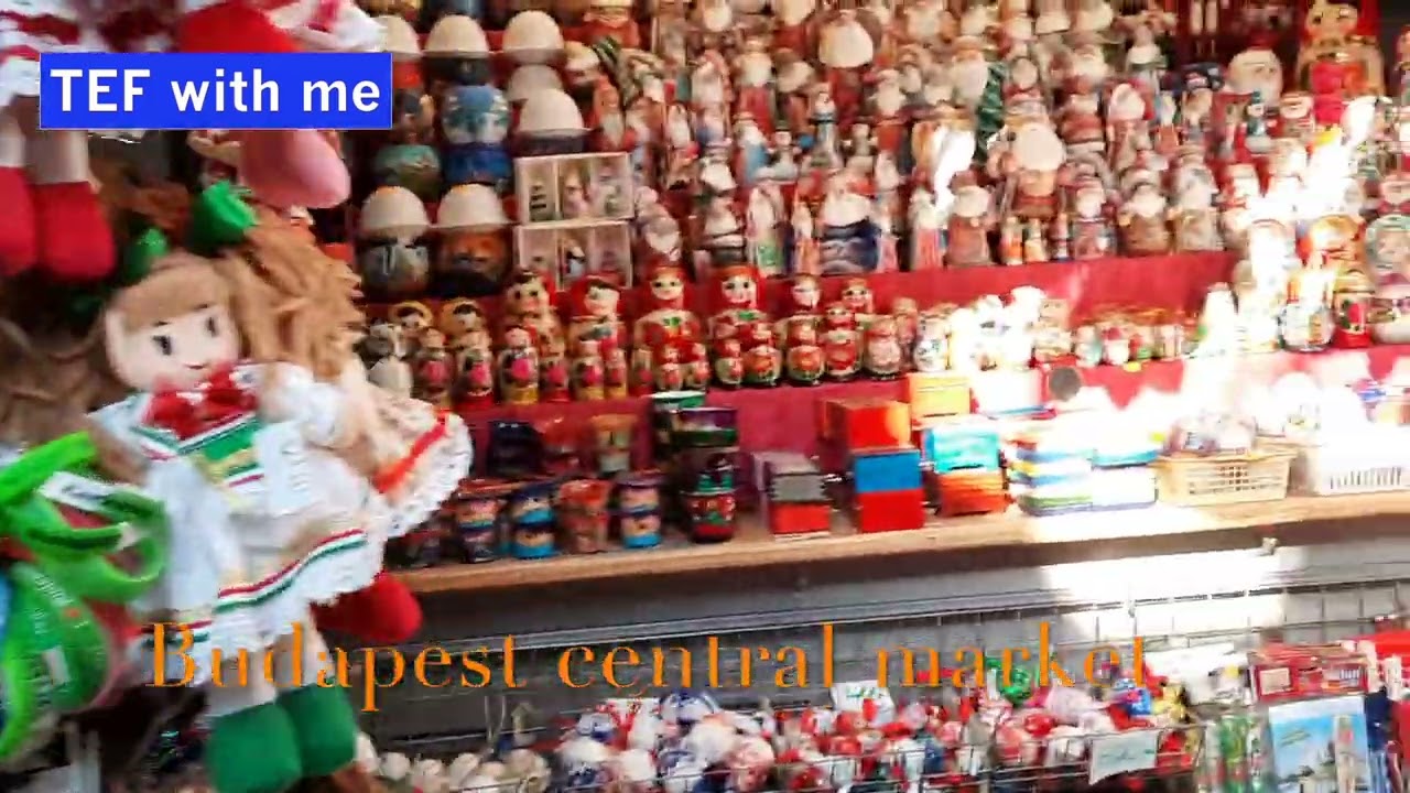 Budapest central market walking tour-Part-3| central market hall Budapest | TEF with me
