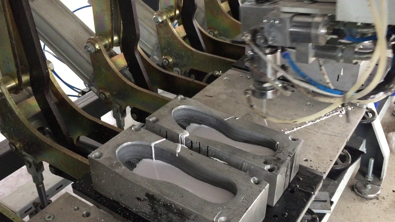 HGM MAKİNA 24 istasyon çift döküm çalkalamalı full otomatik terlik taban makinası