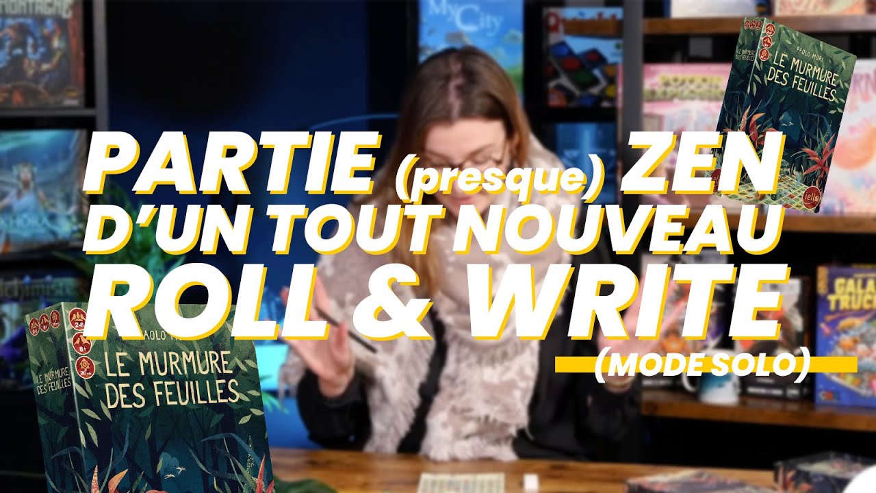 Expli Partie - Le Murmure des Feuilles - ROLL & WRITE