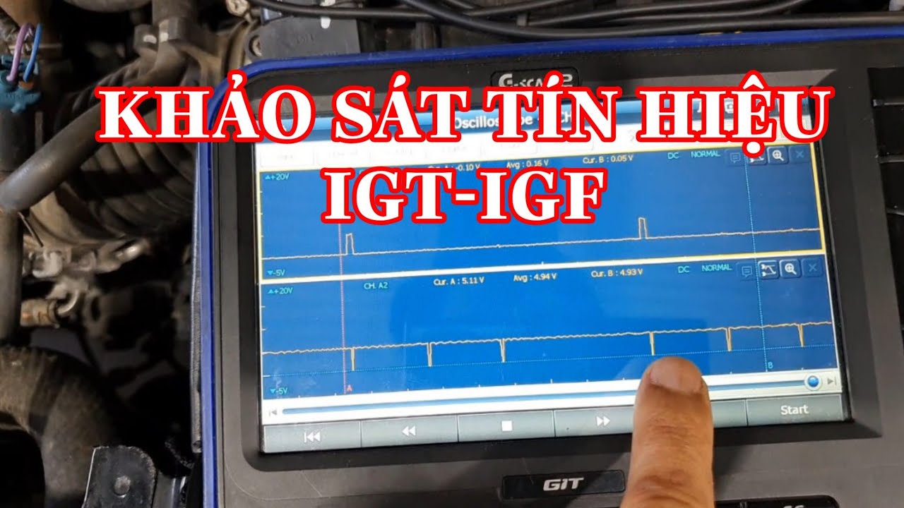 Khảo sát tín hiệu IGT, IGF (loại đánh lửa 1 tia) @KENHKIENTHUCOTO