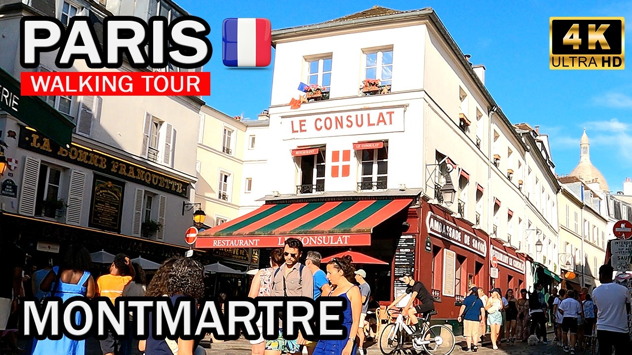 Paris Walking Tour 🇫🇷 - Montmartre [4K] – With Captions