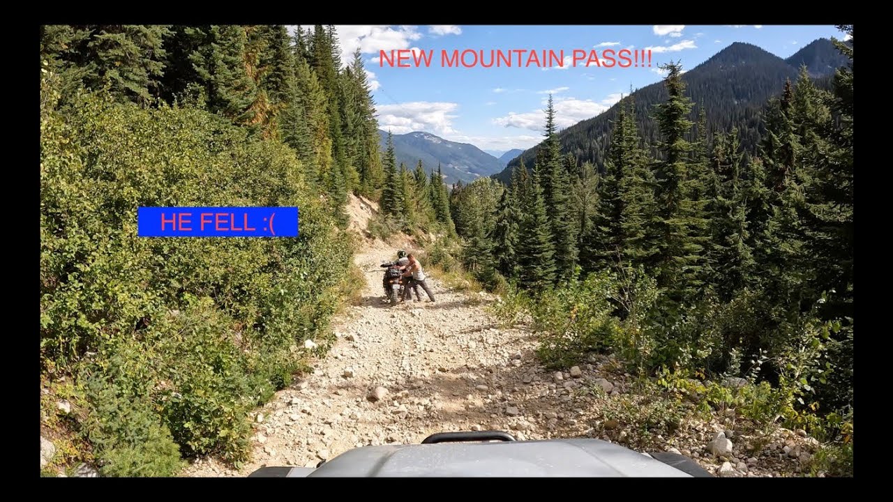 Everything is burned! Rescued a motorcyclist, new mountain pass, found a new cabin