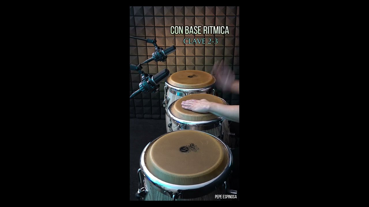 Combinacion de Tapaos Para Tres Congas🔥🔥🔥 ► Pepe Espinosa🪘 #shorts #percussion #congas