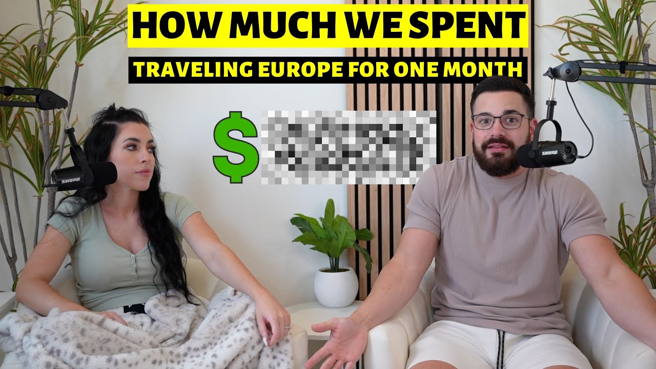 Digital NOMADS cost of living in UK/EUROPE for 1 month // Full Money Breakdown