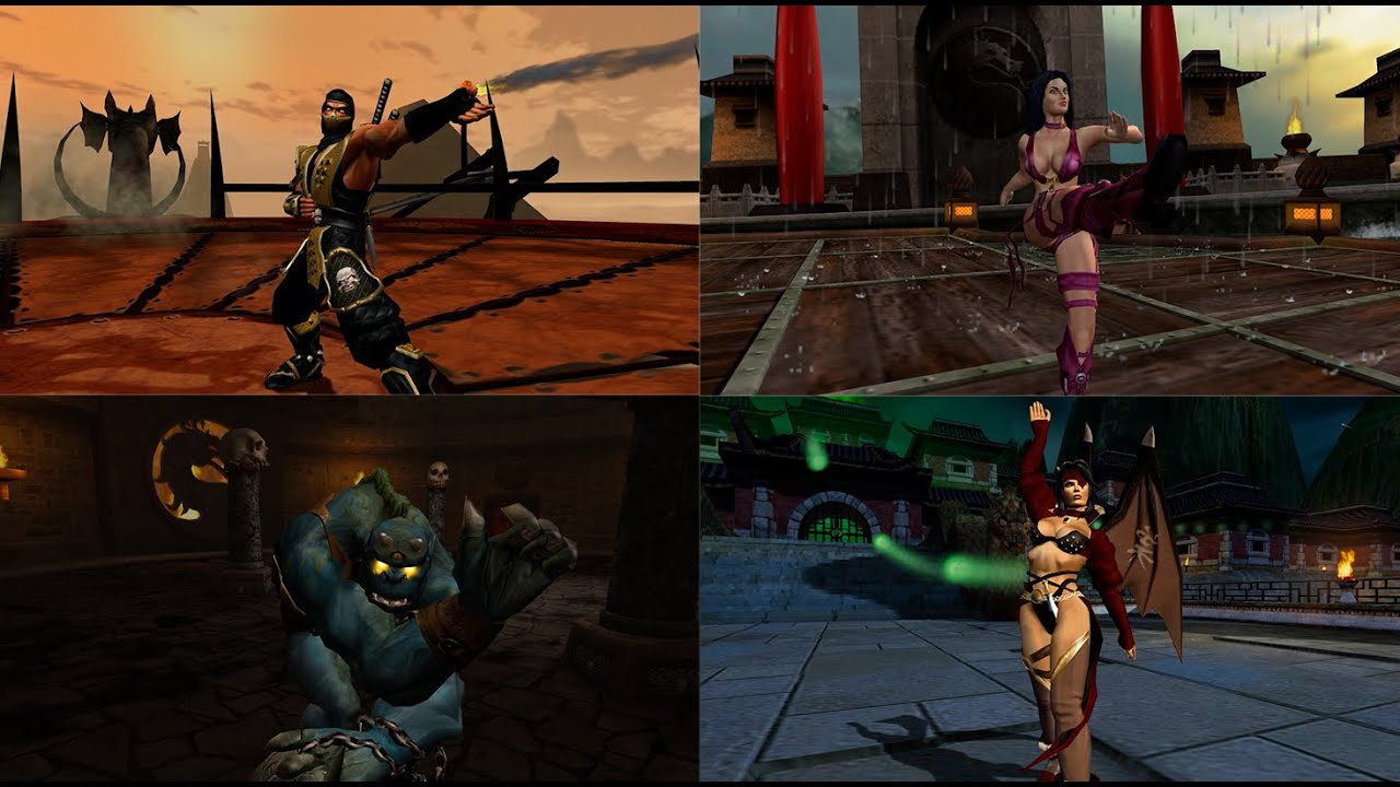 Mortal Kombat Deadly Alliance - Eagle Claw Kata Demo (All Characters)