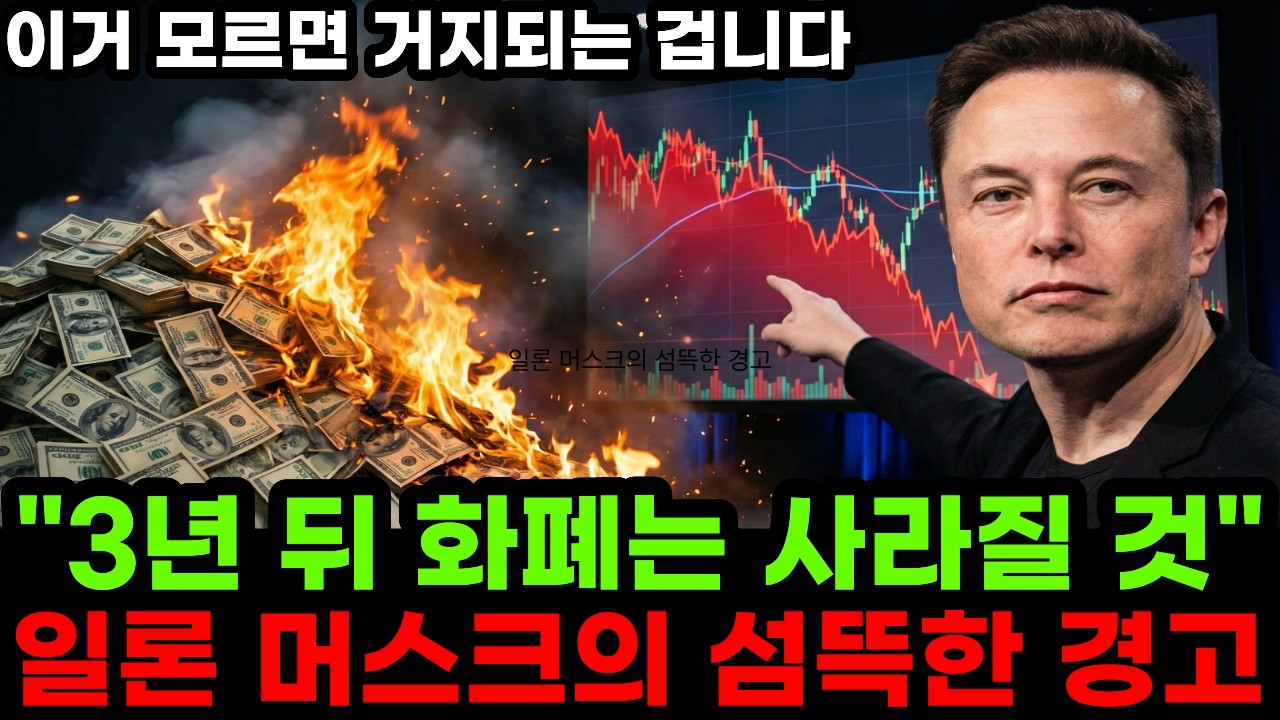 3년 후 화폐가 진짜로 사라진다? 일론 머스크가 예고한 화폐의 종말, 그 뒤에 다가올 충격적인 미래