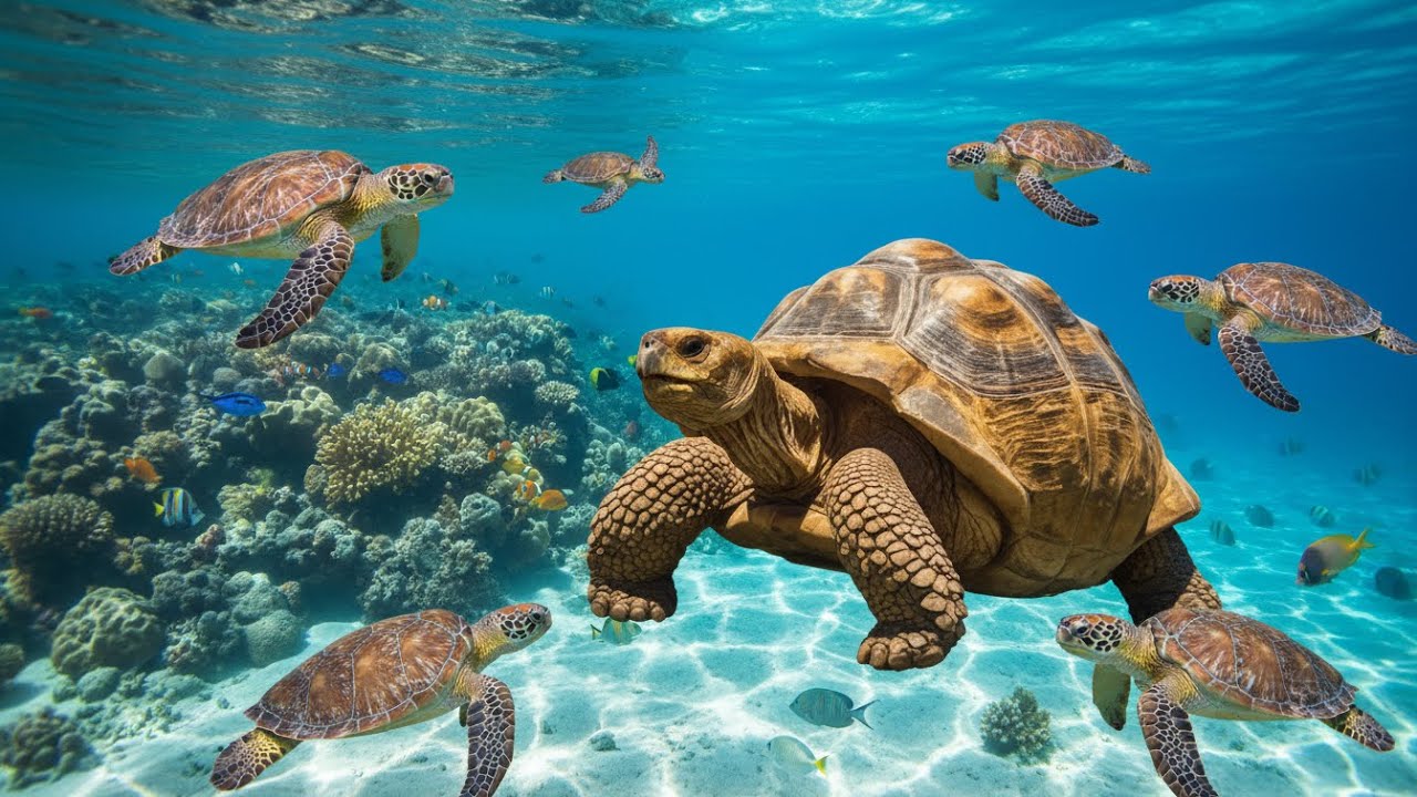 Galápagos Islands 4K – Giant Tortoise, Sea Lions & Volcanic Views