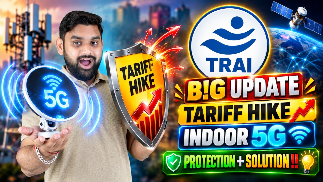 TRAI BIG UPDATE 2026: Tariff Hike Rules, Indoor 5G & Voice + SMS Only Plan- Explained!