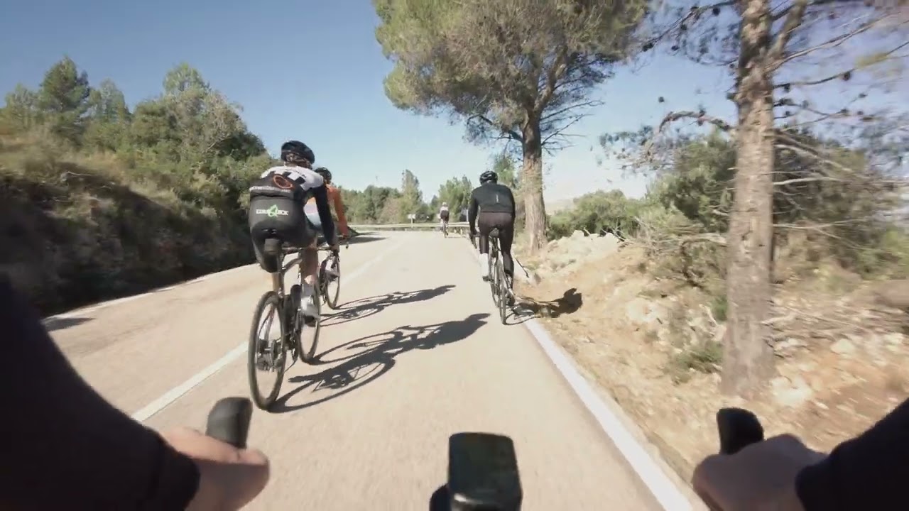 Coll de Rates climb - DJI Pocket 2 road cycling