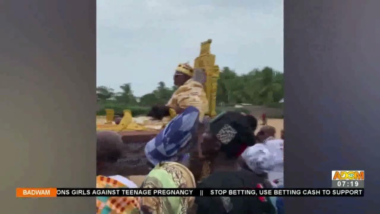 Confidence Haugen Crowned Queen Mother of Anlo State - Badwam Ahosepe on Adom TV (15-8-22)