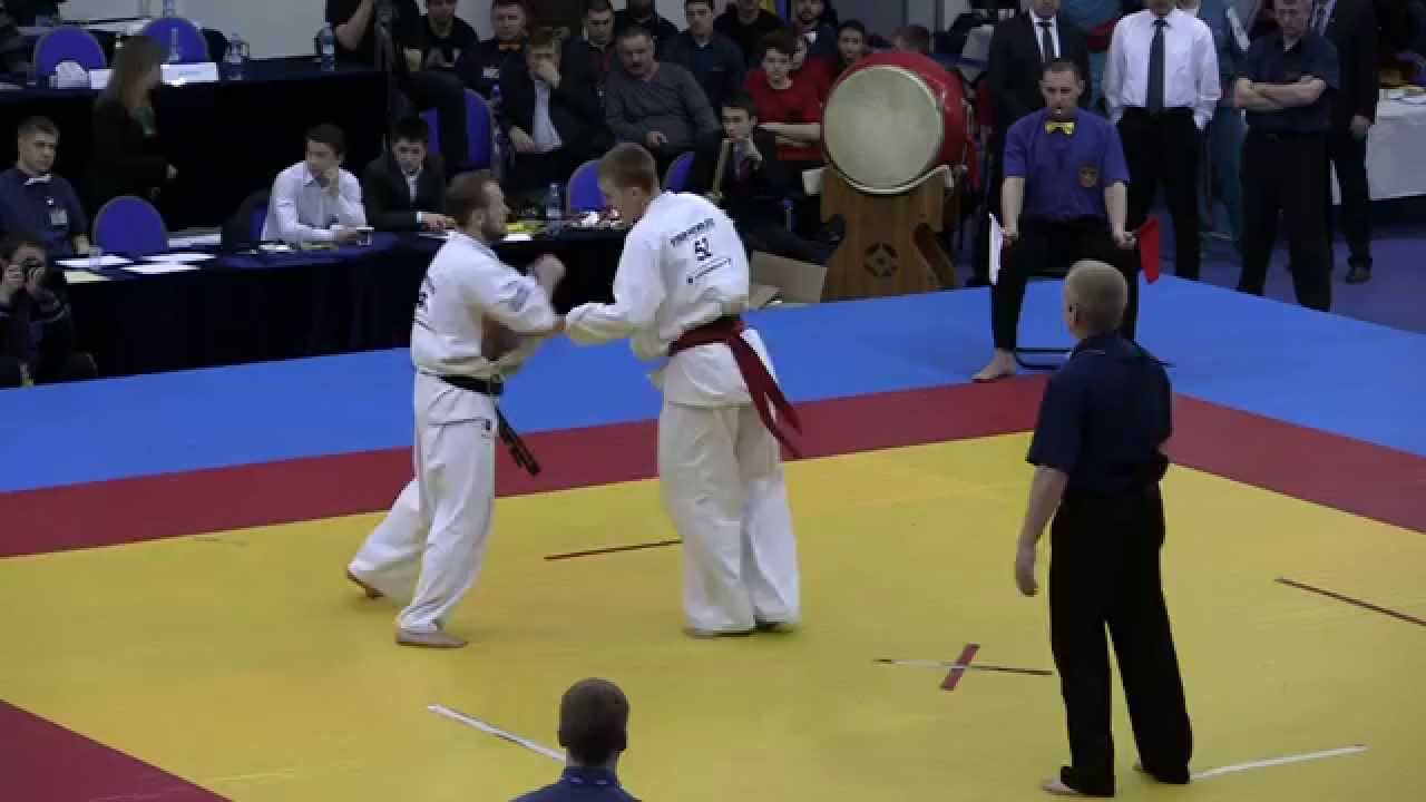 Титков Игорь - Лузин Андрей (Кубок России 2015 по карате киокушинкай)