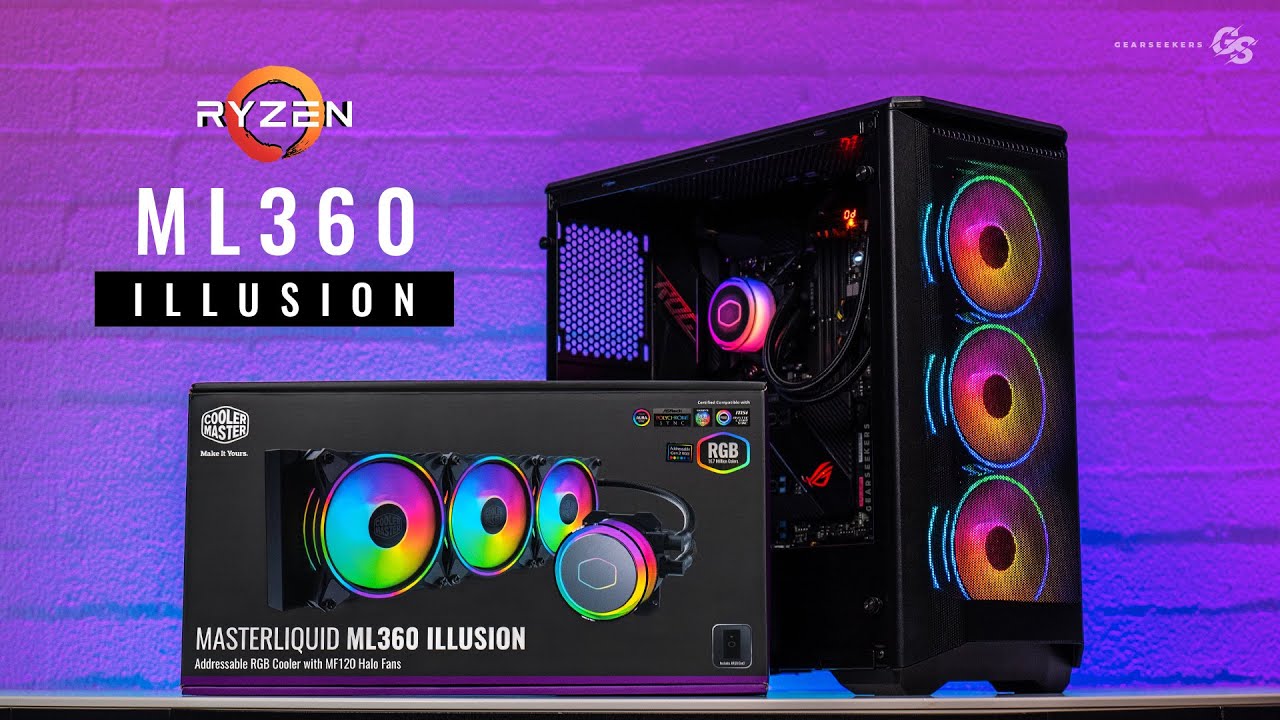 HOW TO Install Cooler Master ML360 Illusion on AM4 & AM5 Motherboards
