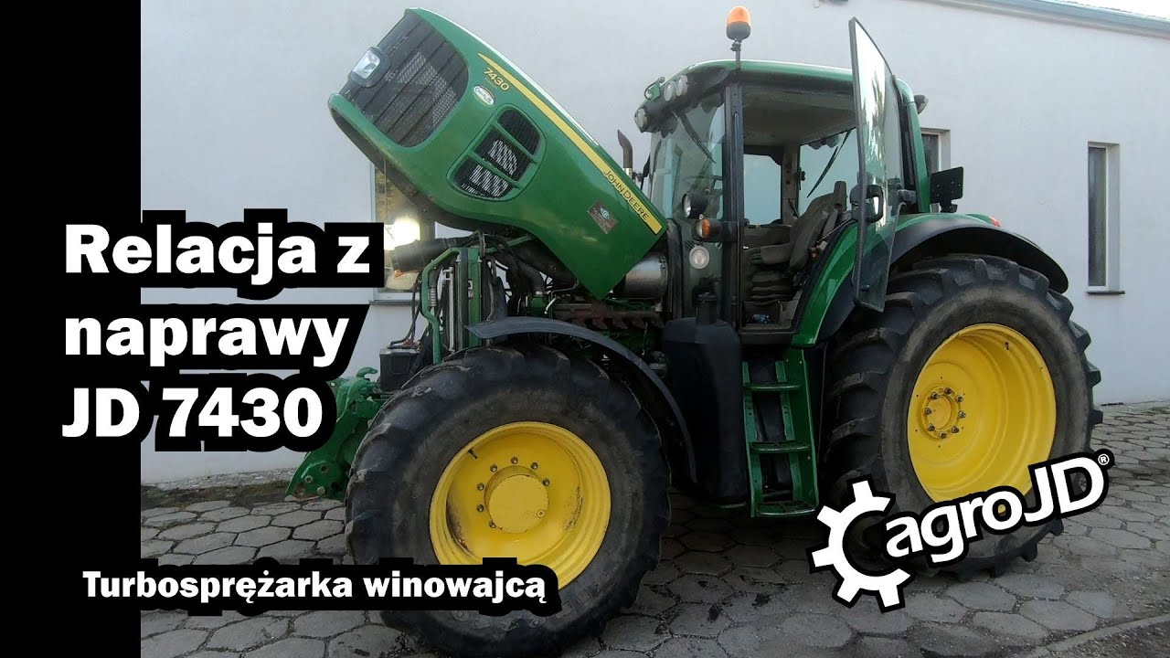 Turbosprężarka winowajcą problemów z silnikiem 😮 Relacja z naprawy John Deere 7430 Premium 💪🚜.