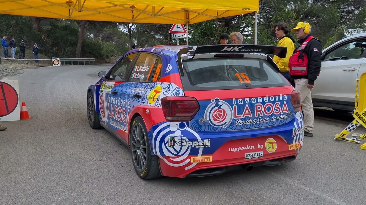 Rally ELBA 2022 Shakedown LAUNCH CONTROL START (HD)