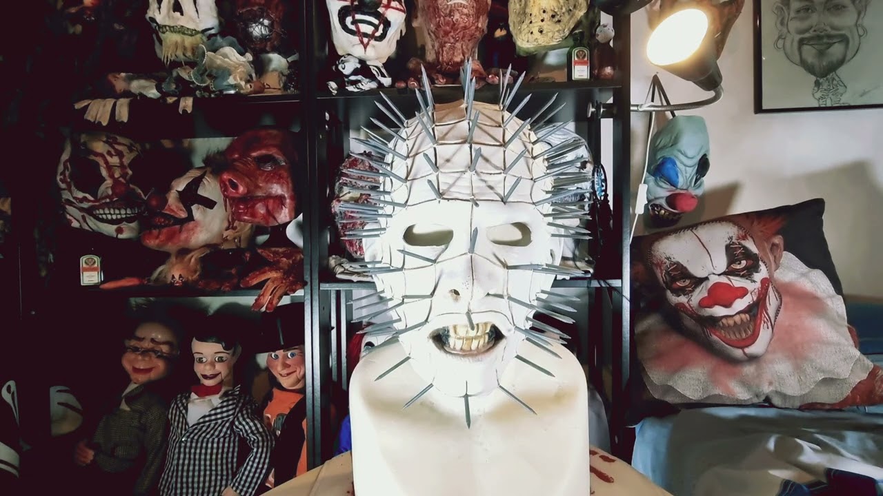 Pinhead mask from Hellraiser 3 from Ghoulish