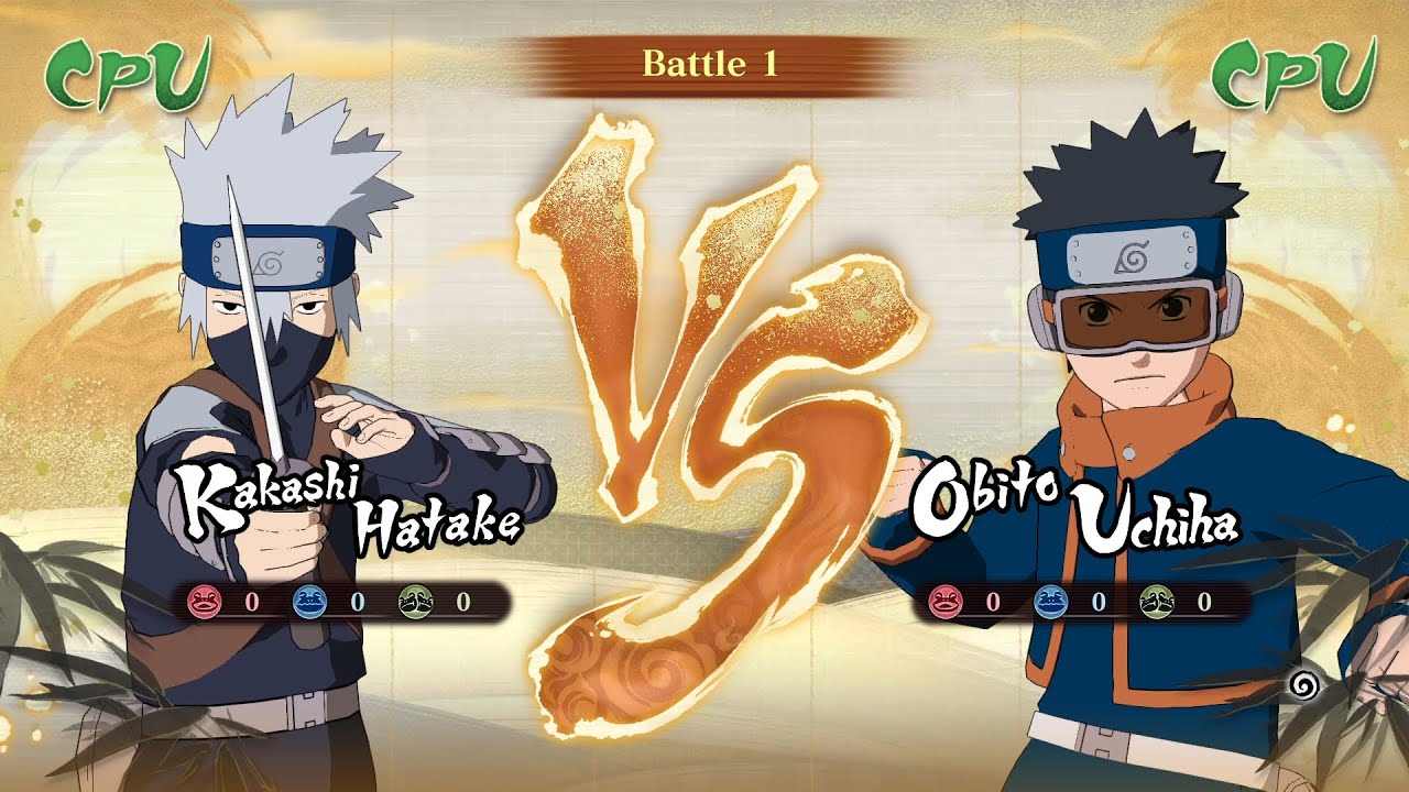 Kid Kakashi vs. Kid Obito | Before Heroes and Villains – Naruto X Boruto Ninja Storm Connections