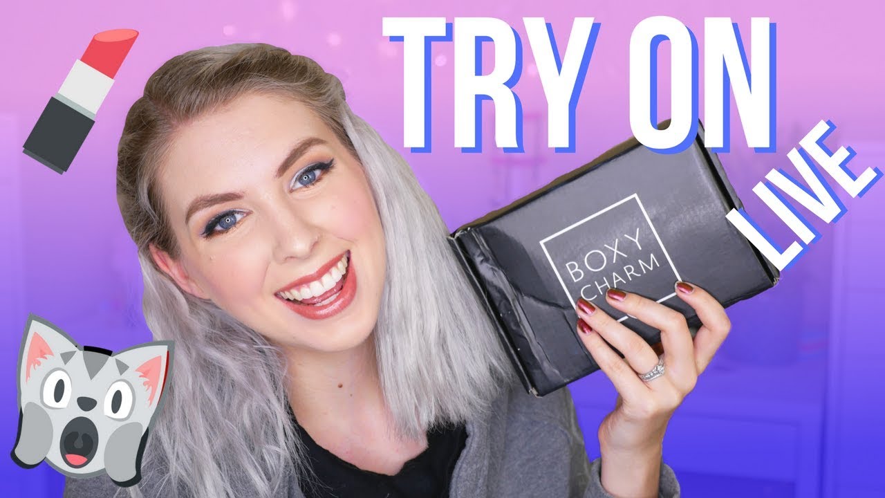 🔴 LIVE BOXYCHARM UNBOXING APRIL 2018 | ColorMeCassie