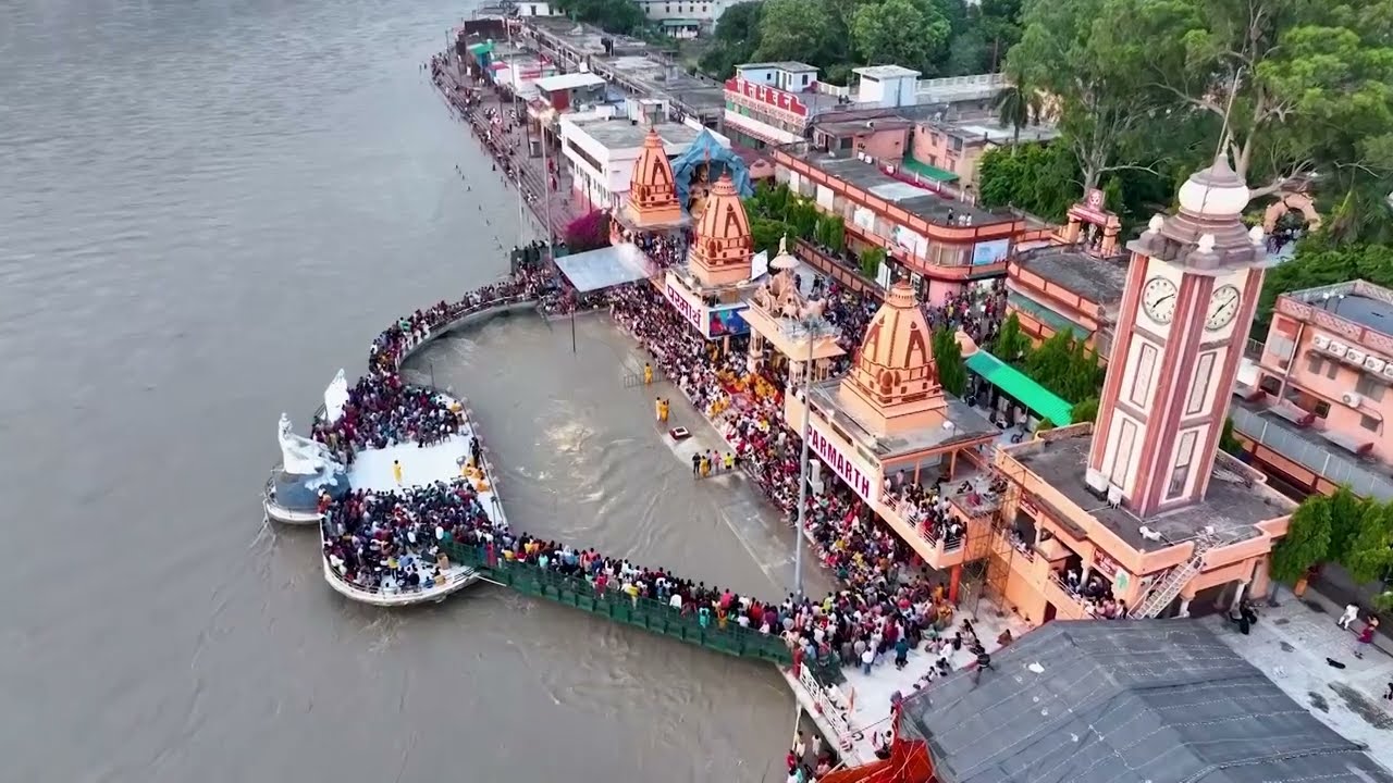 Speech in the Ganga Aarti about River Rejuvenation