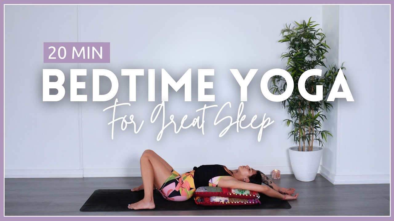 Bedtime Yoga | 20-Min Gentle Flow to Relax, Release & Sleep Welll