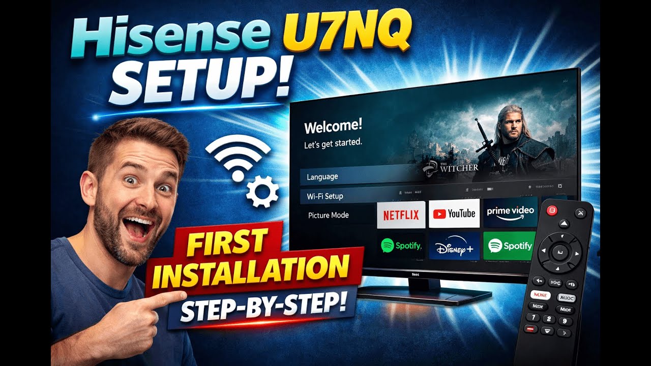 Hisense U7NQ Setup Guide – Complete Initial Installation Tutorial (2026)