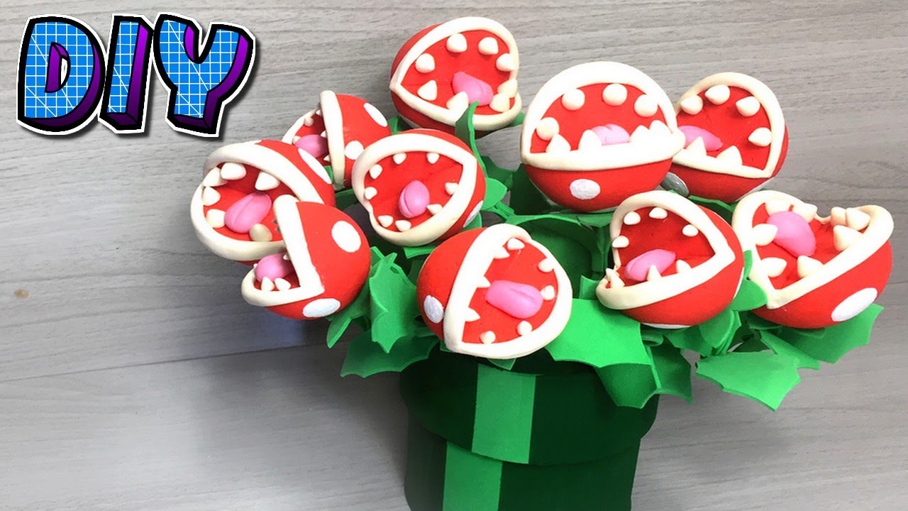 Como fazer as Planta Carnívora - Piranha Plant Super Mario.