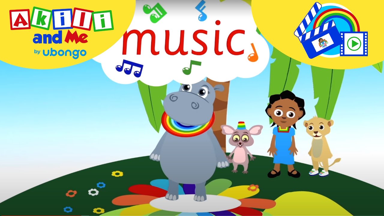Akili learns to make MUSIC! | Learn New Words With Akili and Me | African Educational Cartoons