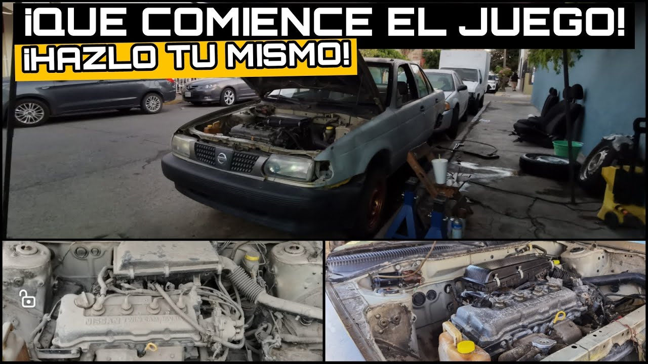 RESTAURANDO EL TSURU III DESDE 0, COMO HACER EL MANTENIMIENTO AL MOTOR ¿? YA ENCENDIO ¿? CAPITULO 1
