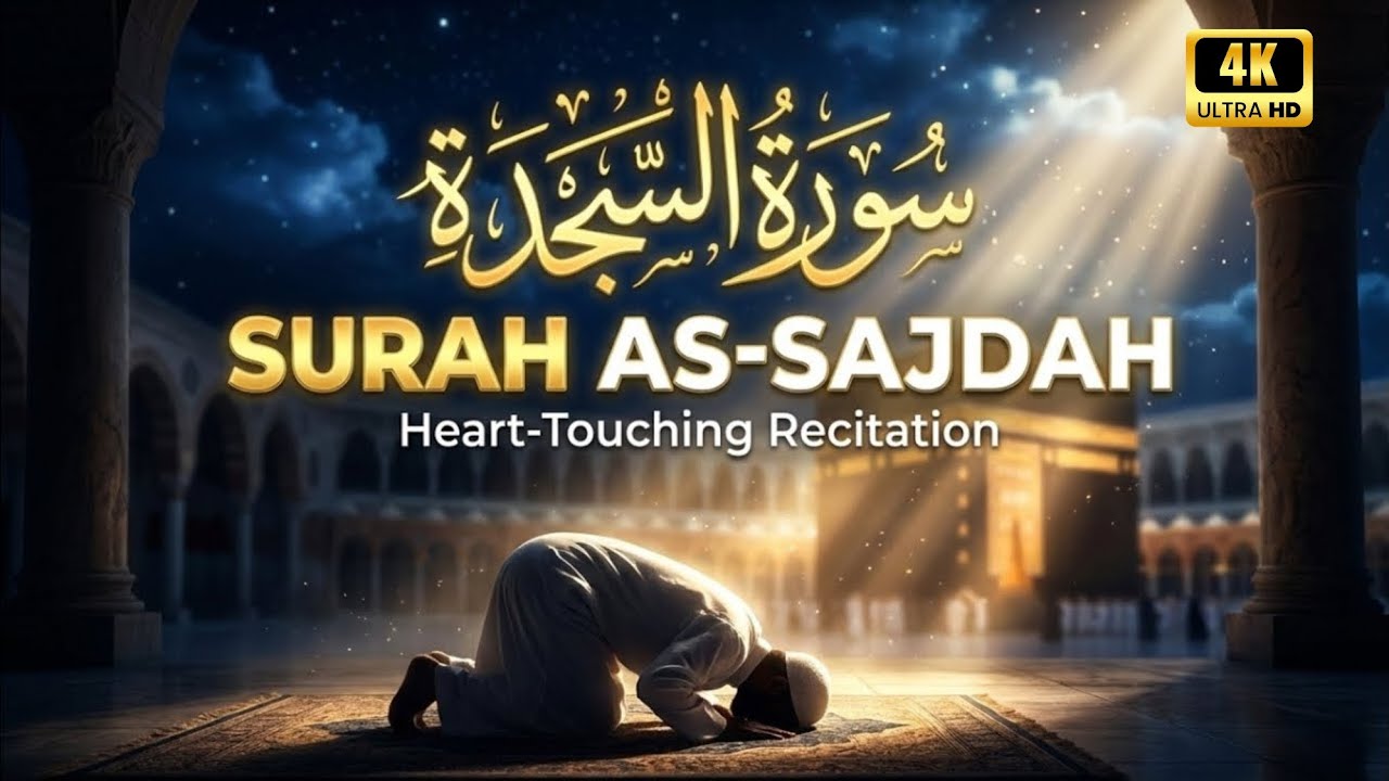 Surah As-Sajdah Full Recitation | Heart Touching & Spiritual Tilawah | Deeeen-E-Islammm 