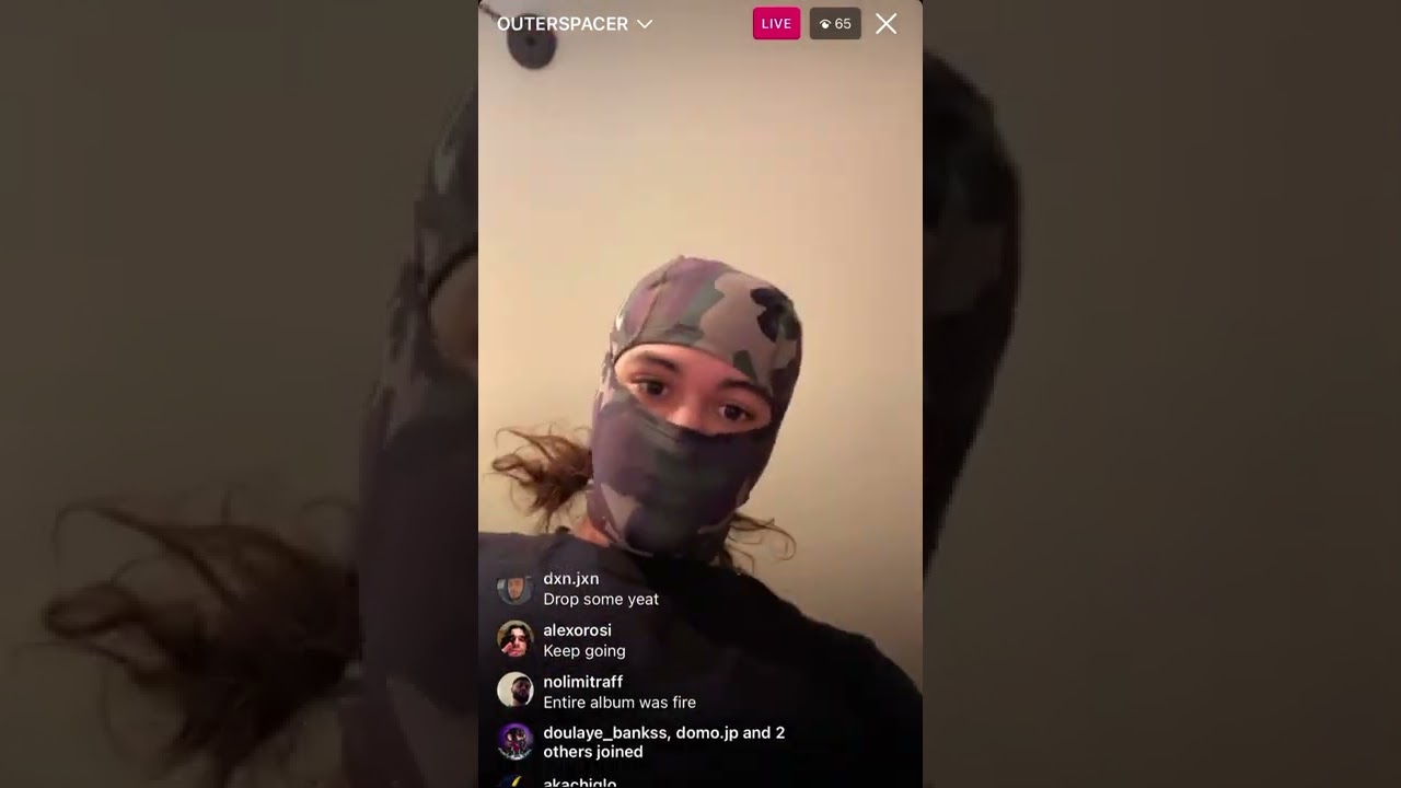 REDDA playing songs from NEW ALBUM - OUTERSPACER on IG LIVE 🔮🔮 [11/3]