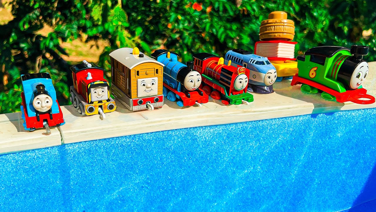 Looking for Thomas & Friends in the pool: Thomas The Train
