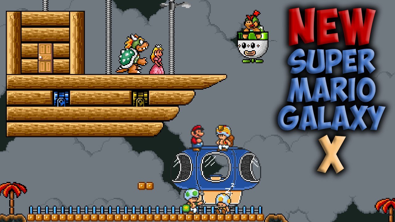 SMBX эпизод • New Super Mario Galaxy X • Лонгплей на 100%