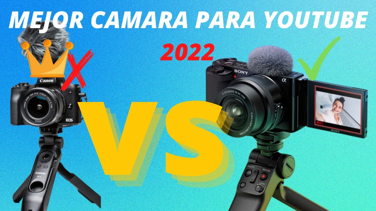 ✅ Sony ZV E-10 vs Canon m50 - Mejor Camara Para Vlogs 2022 🥇