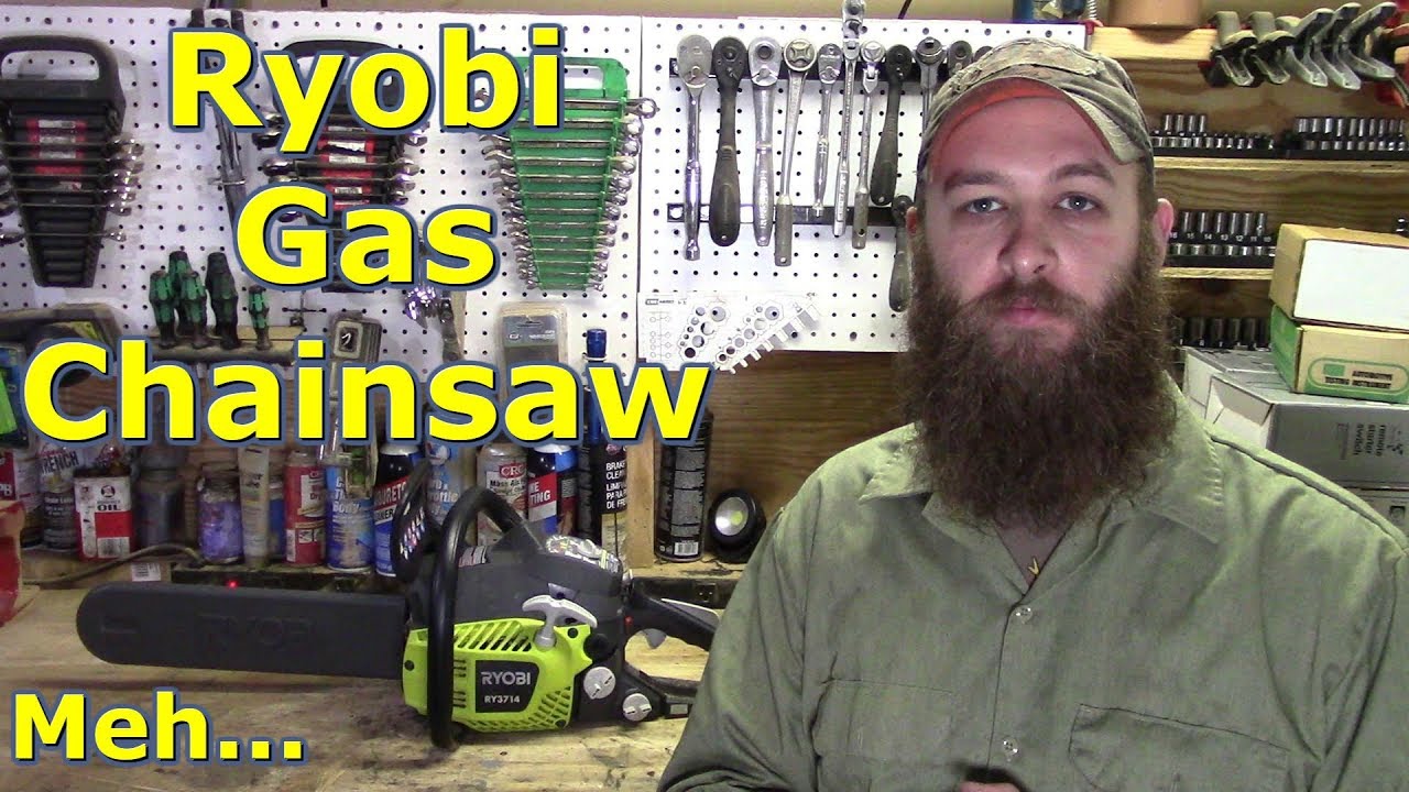 Ryobi 37cc Gas Chainsaw Review...It's OK by @GettinJunkDone