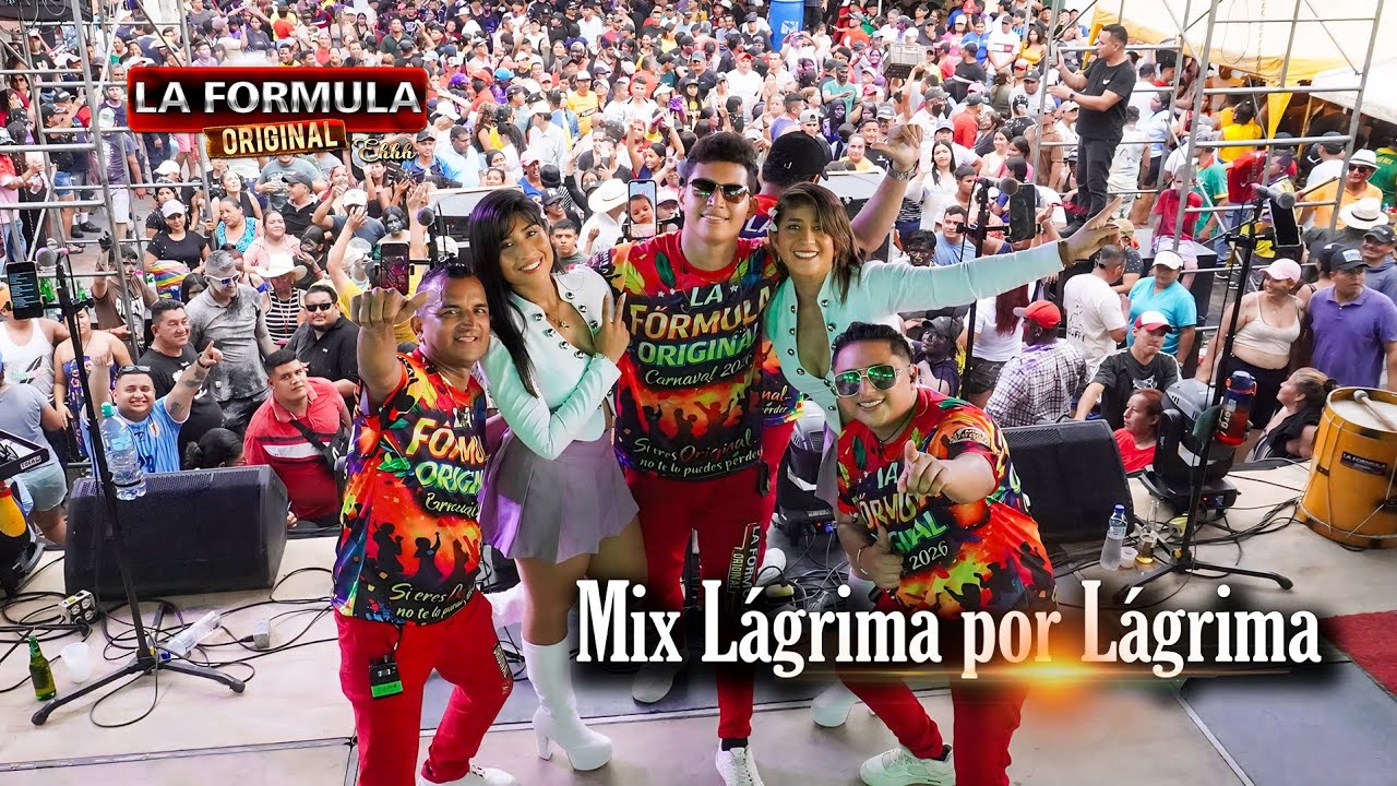 Mix Lágrima Por Lágrima / Si Antes Te Hubiera Conocido / Eres Mi Sueño - La Formula Original En vivo