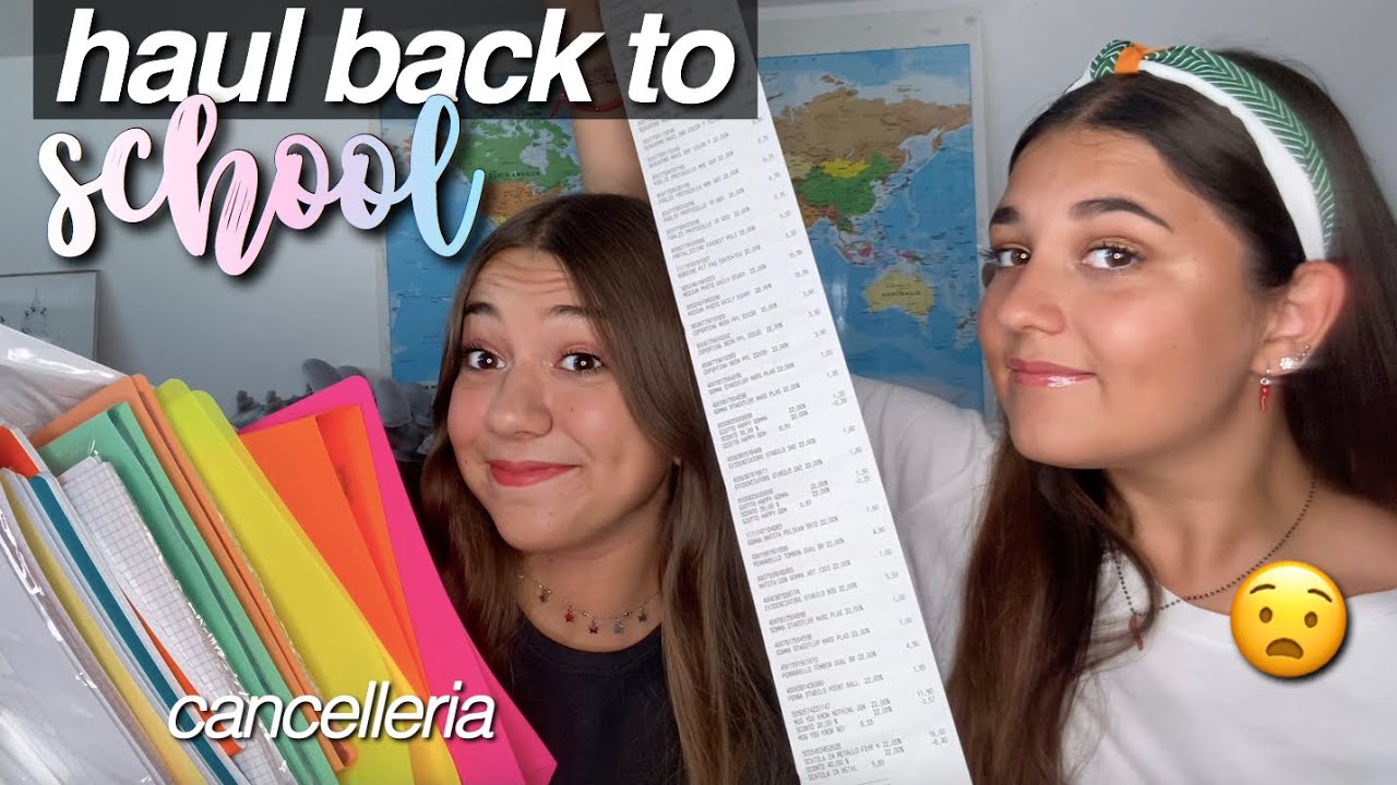 HAUL BACK TO SCHOOL// acquisti cancelleria