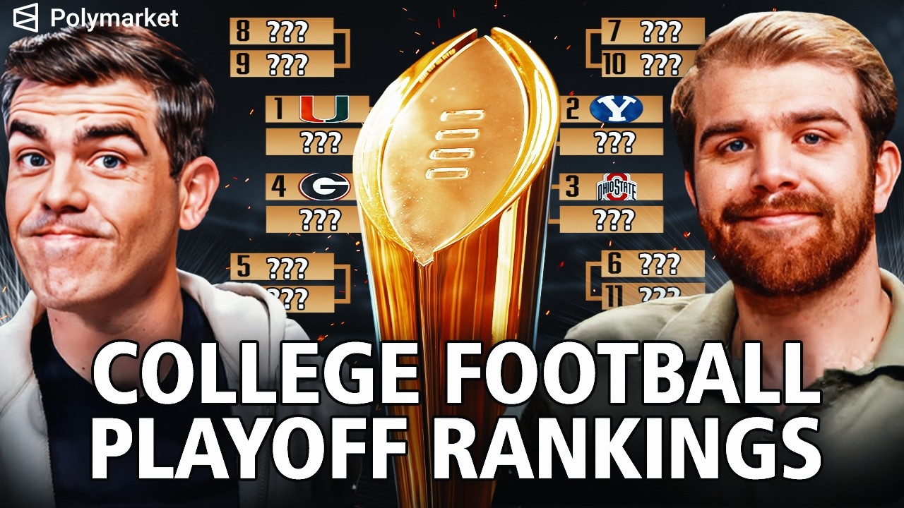 NEW College Football Playoff Rankings | Miami, BYU, Ohio State, Georgia, Utah, Indiana, Texas Tech
