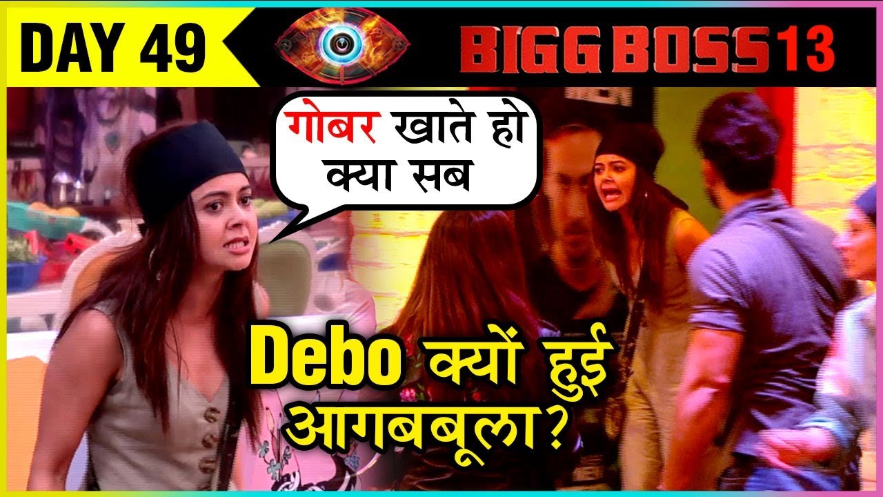 Siddharth Shukla LOCKS Angry Devoleena Inside Bathroom | CHOR TASK | Bigg Boss 13 Episode Update