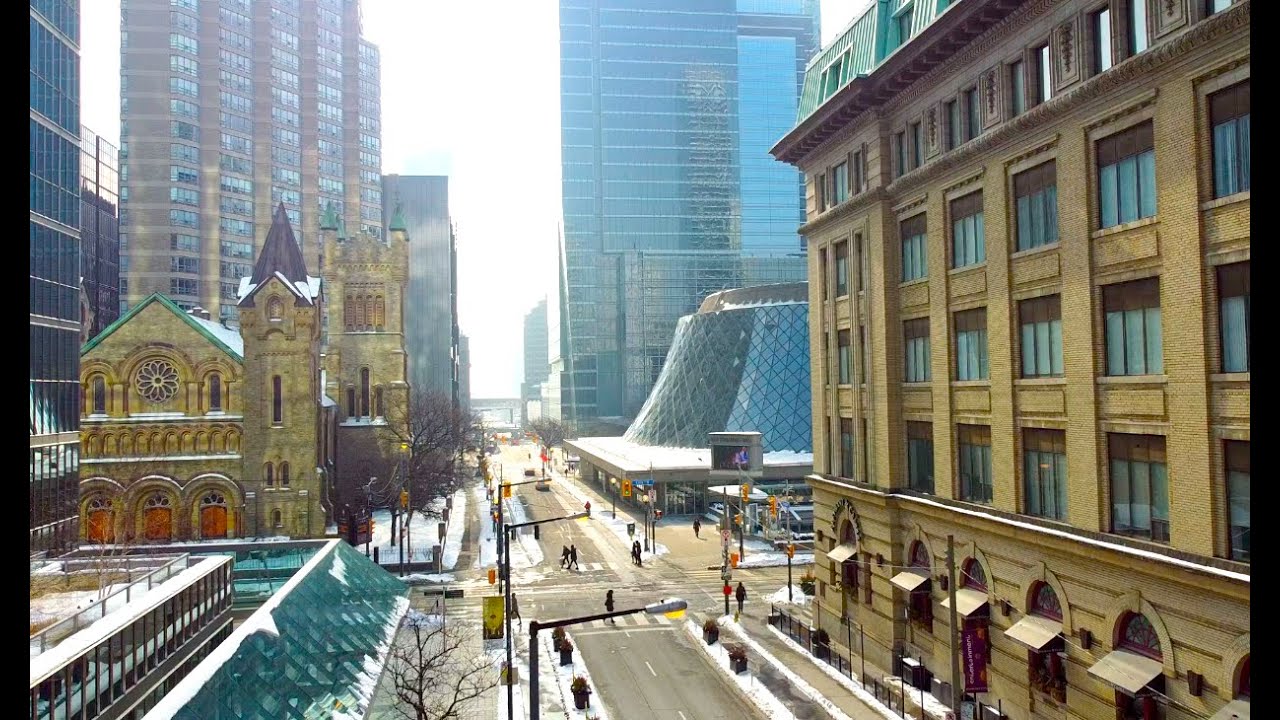 Roy Thomson Hall  Toronto Drone Flight -  DJI Mavic Mini
