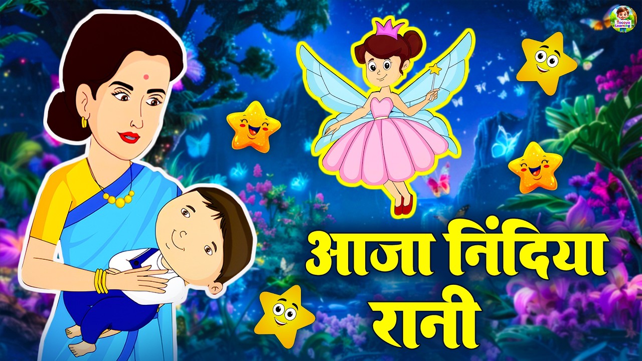 Aaja Nidiya Rani Aaja | आजा निंदिया रानी | Lori Poem | Hindi Lori Rhymes For Kids - #cartoon