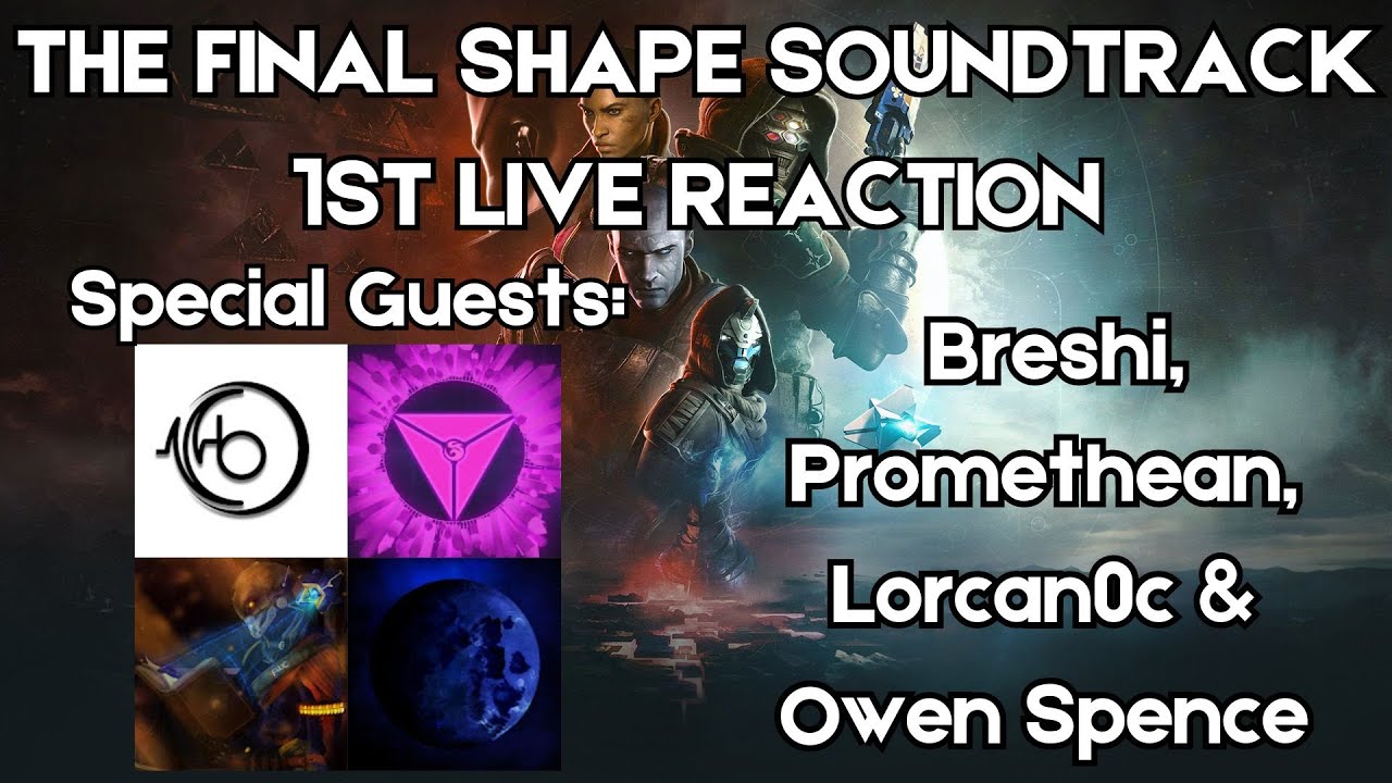 FIRST REACTION TO THE FINAL SHAPE SOUNDTRACK w/ The Destiny Music Community