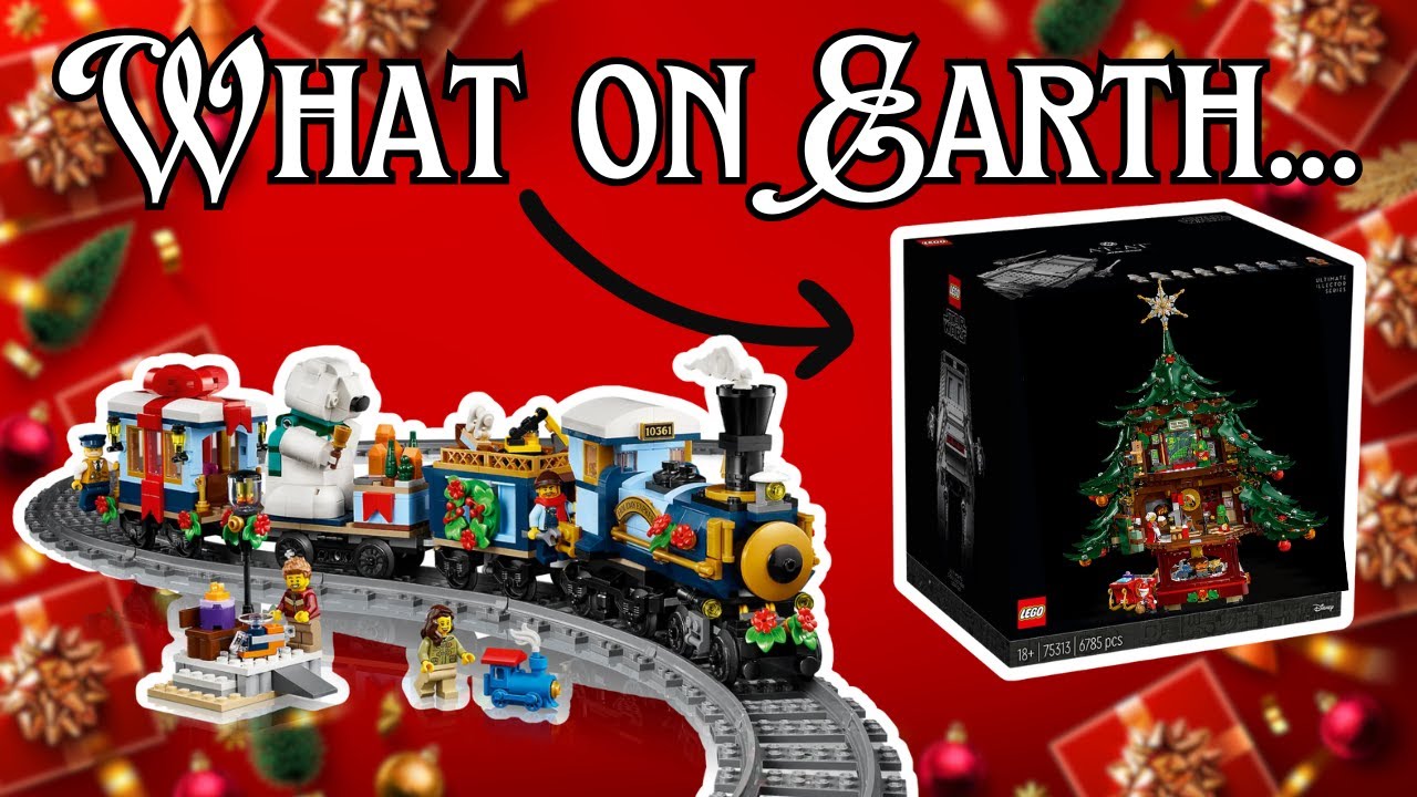 LEGO Holiday Train & UCS Christmas Tree Decoration Reaction!