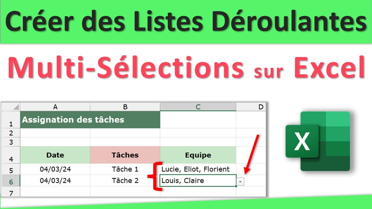 Excel : Créer des Listes Déroulantes Multi-Sélections